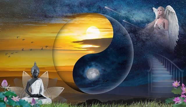 Le soleil a rendez-vous avec la lune...